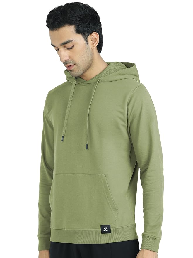 XYXX Men's Cruze French Terry Cotton Relaxed Fit Hoodie