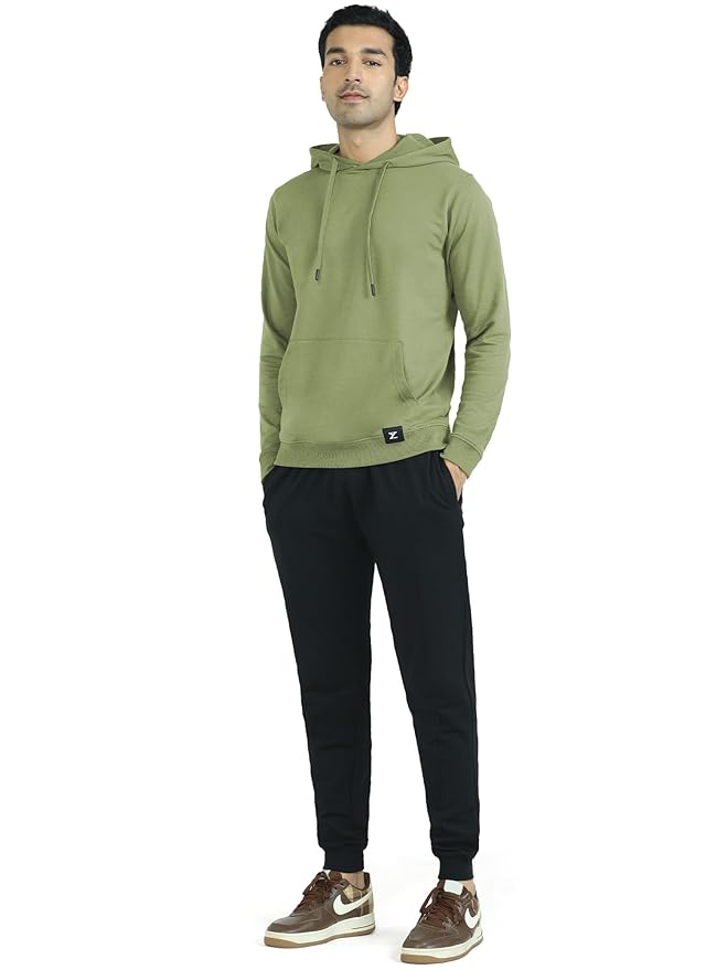 XYXX Men's Cruze French Terry Cotton Relaxed Fit Hoodie