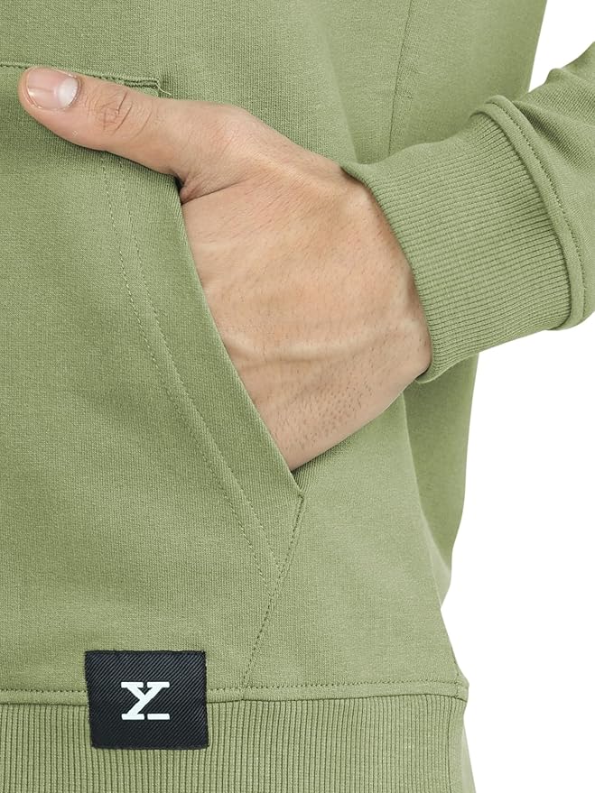 XYXX Men's Cruze French Terry Cotton Relaxed Fit Hoodie