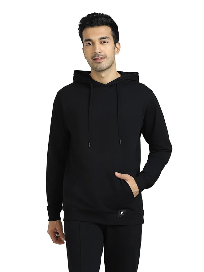 XYXX Men's Cruze French Terry Cotton Relaxed Fit Hoodie